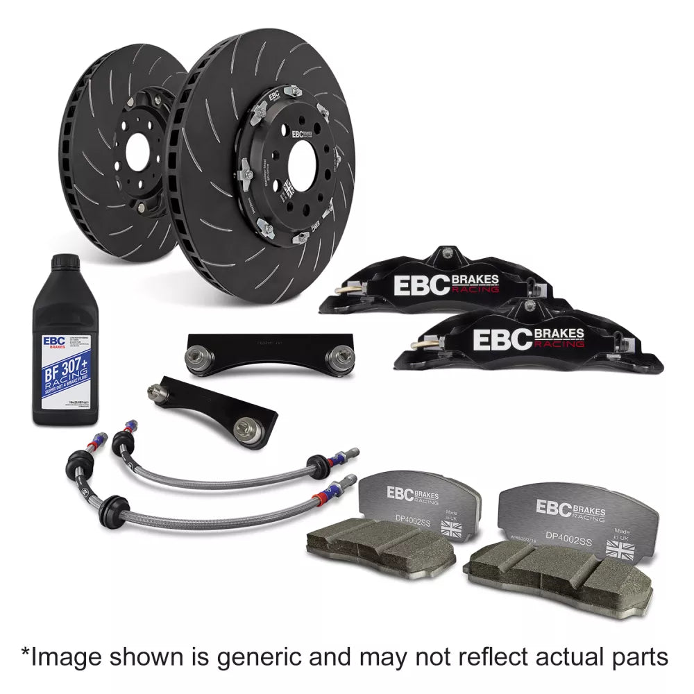 GT86/BRZ/GR86 Front EBC Brakes Balanced Big Brake Kit (BLACK) 330x28mmmm Disc
