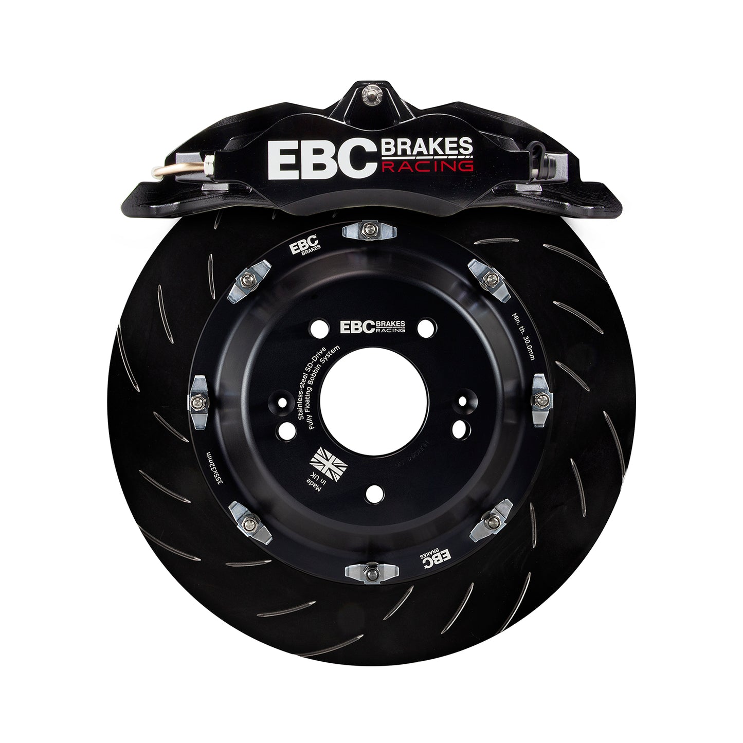 GT86/BRZ/GR86 Front EBC Brakes Balanced Big Brake Kit (BLACK) 330x28mmmm Disc