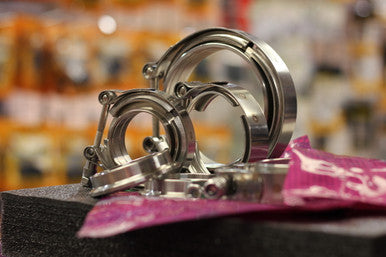 Exoracing Stainless Steel V-Band Clamp With Flanges image