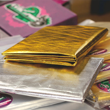 Exoracing Gold and Silver Heat Reflective Sheet 1m x 1.2m image