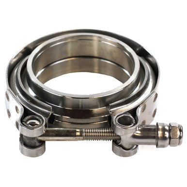 Exoracing Stainless Steel V-Band Clamp With Flanges image