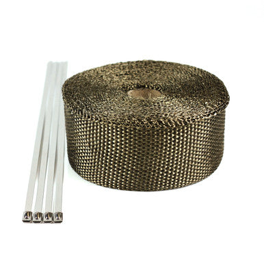Exoracing Titanium or Carbon Exhaust Wrap image