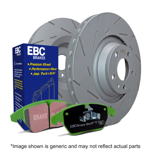 GT86/BRZ/GR86 Front EBC Brakes Greenstuff EBC Brake Pad USR Disc Rotor Kit