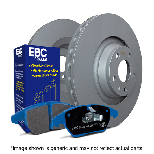 GT86/BRZ/GR86 Front EBC Brakes Bluestuff EBC Brake Pad Disc Rotor Kit