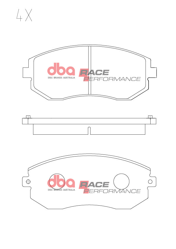 Toyota GT86/Subaru BRZ DBA Brake Pads - Race Performance Compound (Front) image