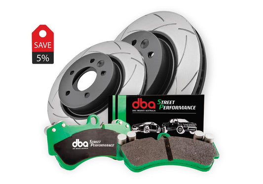 Toyota GT86/Subaru BRZ DBA Street Performance Brake Kit - T2 Slotted Rotors & Brake Pads image